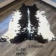 Natural Cowhide Rugs – Premium Cowhide Rug for Bedroom & Living Room - White and Black