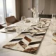 Natural Cowhide Patchwork Table Runner | Handmade Cowhide Table Runner - Patchwork 5
