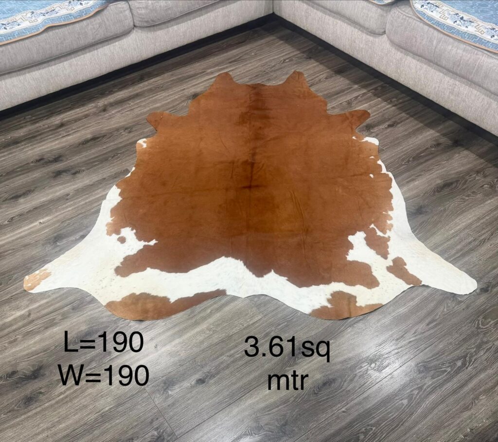 Natural Cowhide Rugs – Premium Cowhide Rug for Bedroom & Living Room