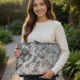 Cowhide Leather Laptop Sleeve Cover for 16 inch Laptop - Gray