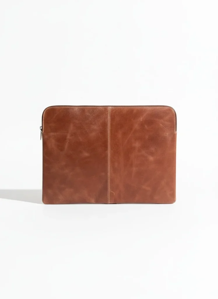 cowhide laptop case