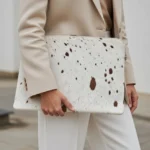 cowhide laptop sleeve