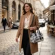 Women's Genuine Cowhide Leather Crossbody Bag | White Hairy Crossbody Purse
