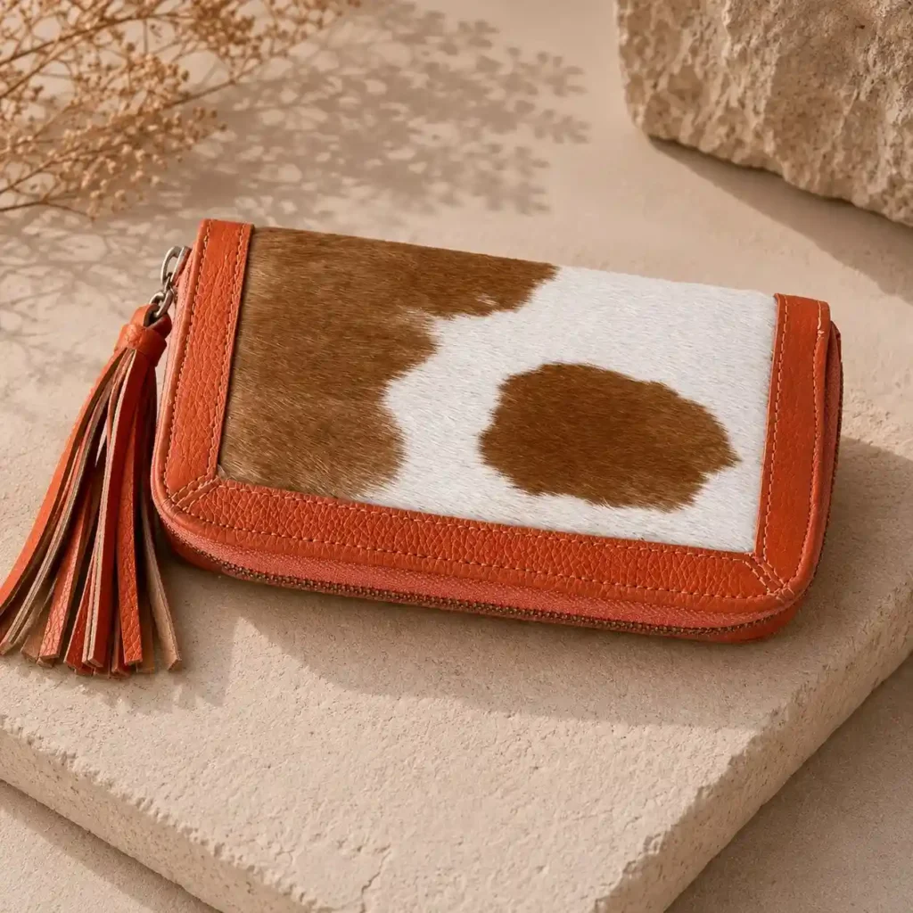 Genuine Cowhide Women's Hand Wallet