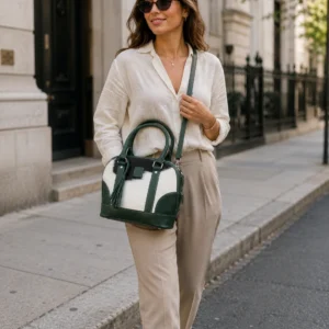 cowhide tote bag
