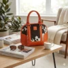 cowhide tote bag