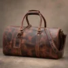 Crazy Horse Leather Duffel Bag