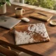Premium Cowhide Laptop Case / Laptop Sleeve for Women & Men - Tan