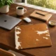 Premium Cowhide Laptop Case / Laptop Sleeve for Women & Men - Brown