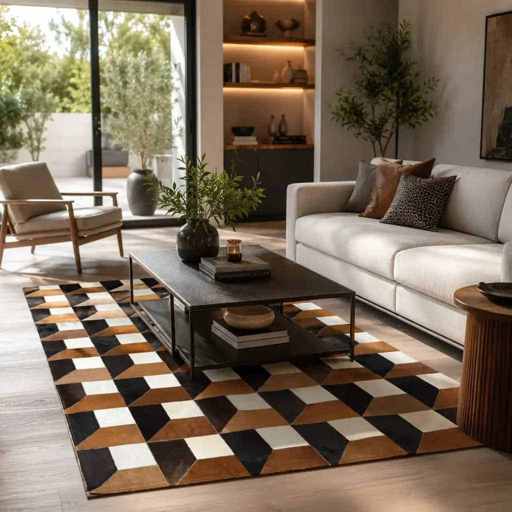 cowhide rug