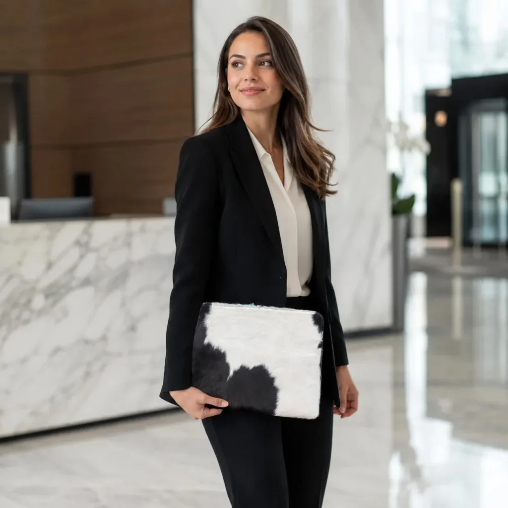 Premium Cowhide Laptop Bag – Handmade MacBook & Laptop Sleeve