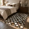 cowhide square rug