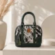 Green Cowhide Tote Bag for Women With Crossbody Strap - Green 3