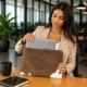 Cowhide Laptop Case with Padded Zipper Pocket for Laptops - Pattern 3