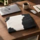 Premium Cowhide Laptop Bag – Handmade MacBook & Laptop Sleeve - Pattern 4