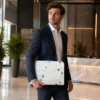 cowhide laptop case