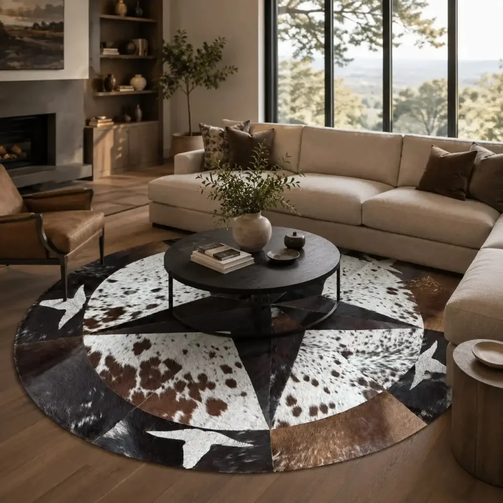 round floor rug