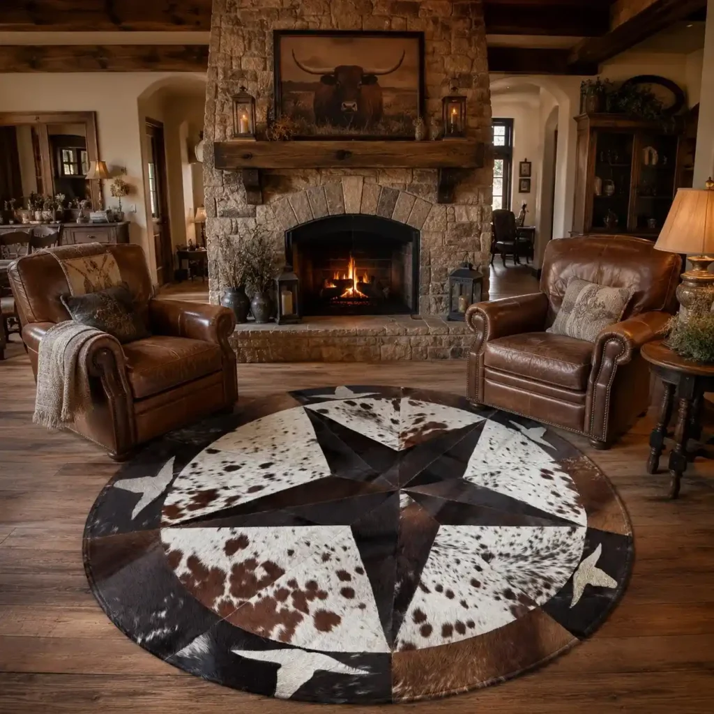 round floor rug
