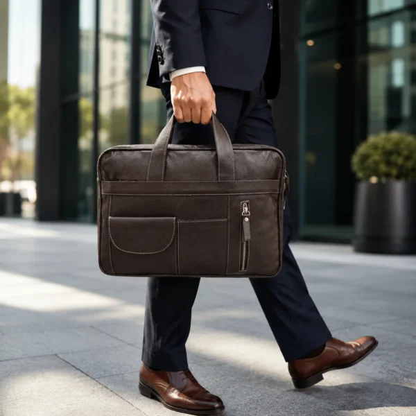 leather laptop bag