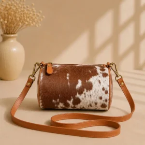 cowhide crossbody bag