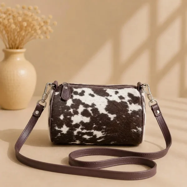 cowhide crossbody bag