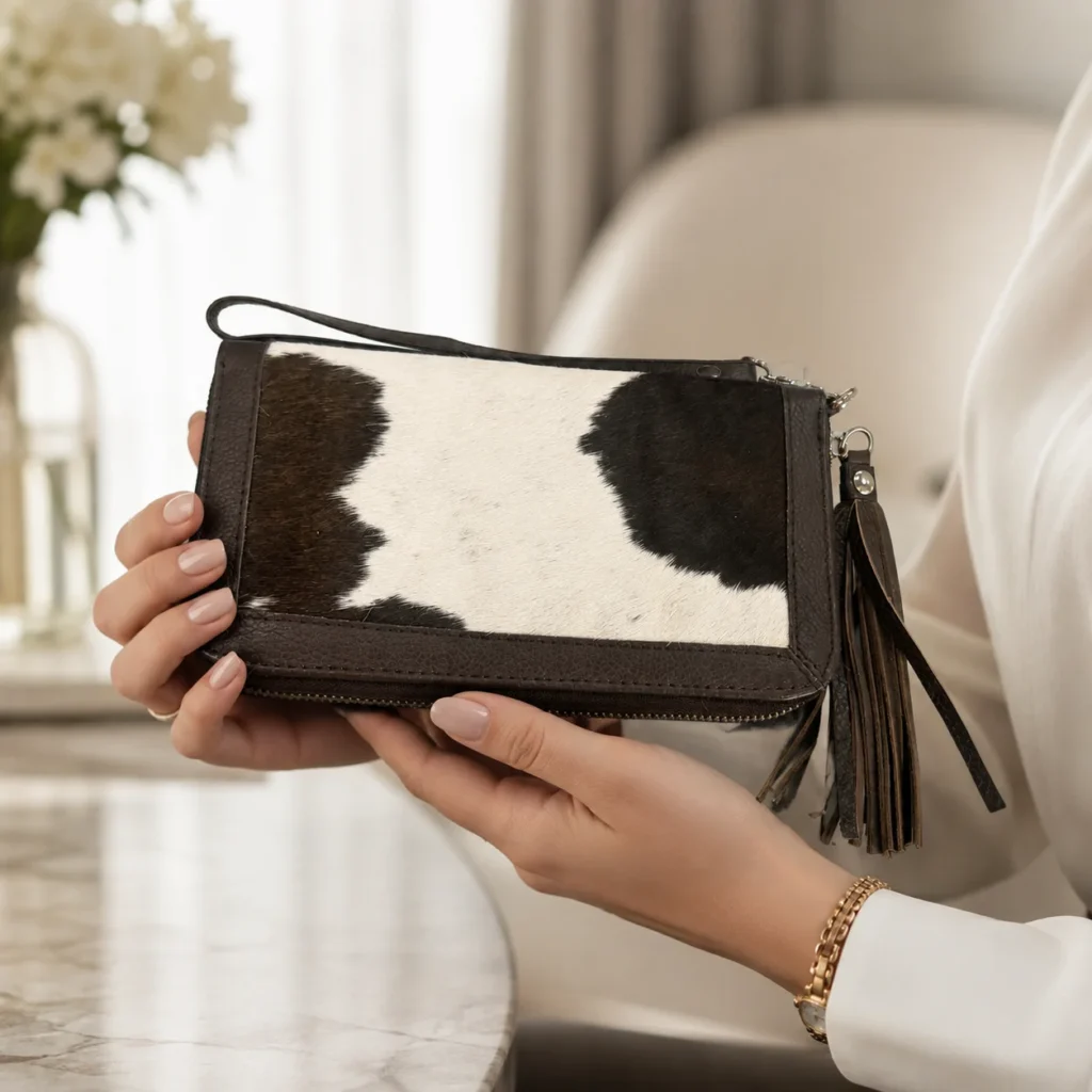 Cowhide Women's Hand Wallet