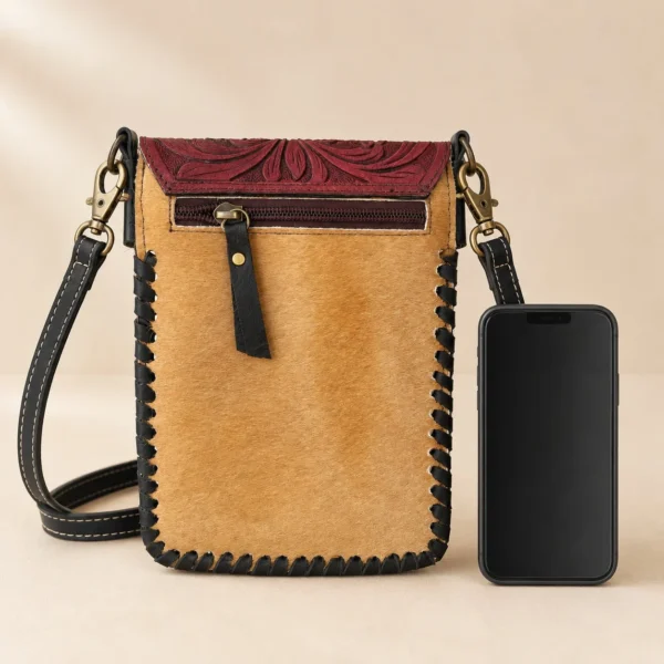 cowhide pouch