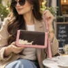 women hand wallet
