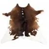 Calf hide rug ombre brown and white - main studio
